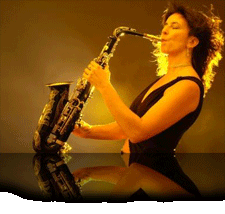 Paula Borrell - Sax on TV sax quartet